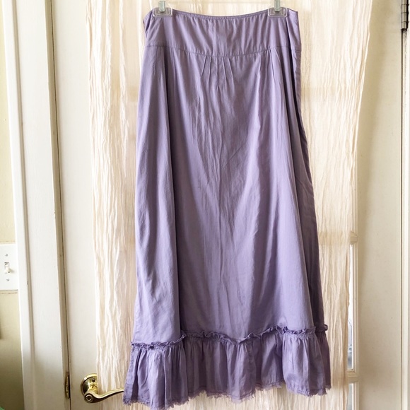 J Crew Lavender Maxi Skirt Size 6 - Picture 2 of 8